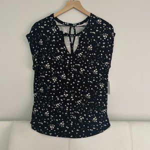 Kohl's SO Black and White Short-Sleeve Top